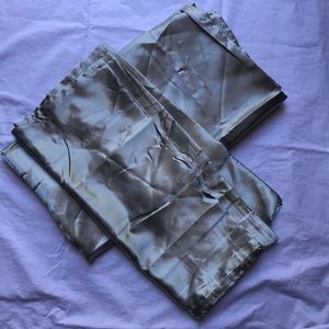 Sliver satin pillow cases